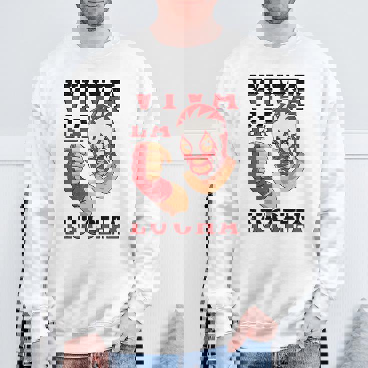 メキシコプロレス レスラー ルチャリブレ マスク メキシコ ファイター 長袖tシャツ スウェットシャツ 高齢者への贈り物