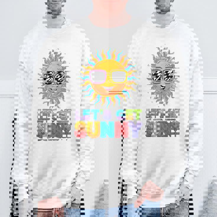 モチベーション輝くレッツゲットサニー活気 スウェットシャツ 高齢者への贈り物