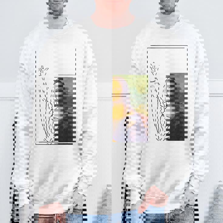 モナリザ 芸術愛好家 芸術好き 古典美術史 スウェットシャツ 高齢者への贈り物