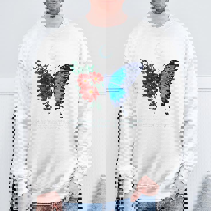 モナーク 蝶 天体 蝶 太陽 月 満ち欠け マジカル。 スウェットシャツ 高齢者への贈り物