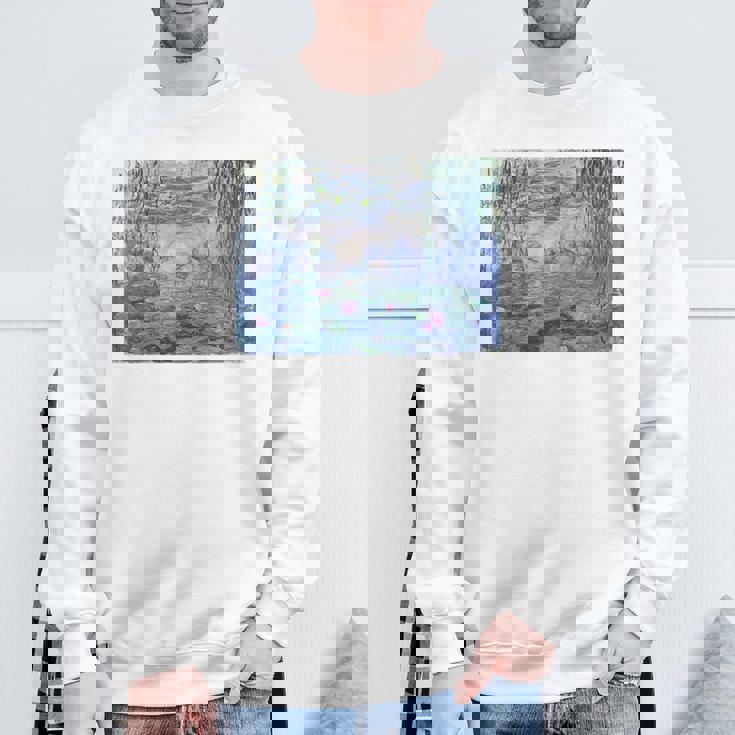 モネ 睡蓮 スウェットシャツ 高齢者への贈り物