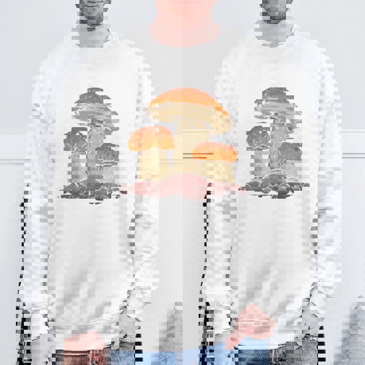 モレル茸 長袖tシャツ スウェットシャツ 高齢者への贈り物