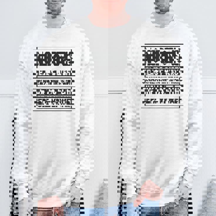 モロン スウェットシャツ 高齢者への贈り物