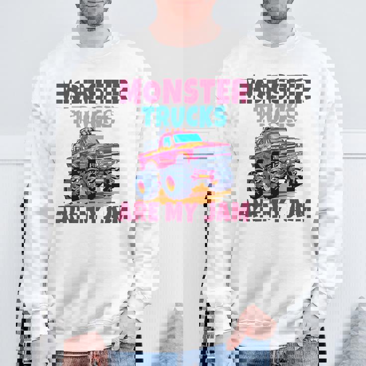 モンスタートラックアーマイジャムモンスタートラックキッズ スウェットシャツ 高齢者への贈り物