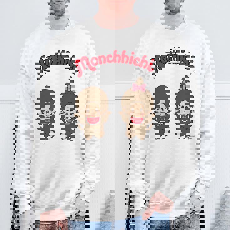 モンチッチグラフィック 長袖tシャツ スウェットシャツ 高齢者への贈り物