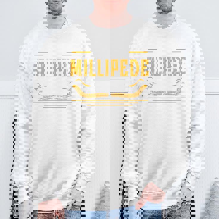 ヤスデって面白いよ節足動物ヤスデペット飼い主 長袖tシャツ スウェットシャツ 高齢者への贈り物