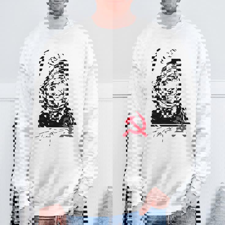 ユーリ・ガガーリン ソ連ロスコスモス コスモノート スウェットシャツ 高齢者への贈り物