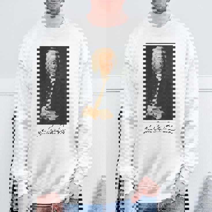 ヨハン・セバスティアン・バッハ 作曲家 クラシック音楽 Bach Composer Classical Music スウェットシャツ 高齢者への贈り物