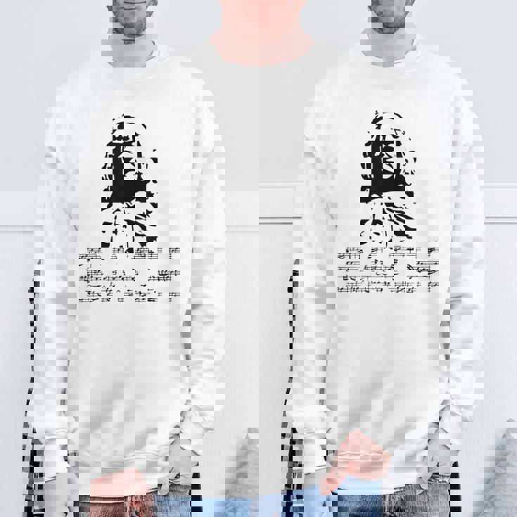 ヨハン・セバスティアン・バッハ 作曲家 ピアニスト 古典音楽 スウェットシャツ 高齢者への贈り物