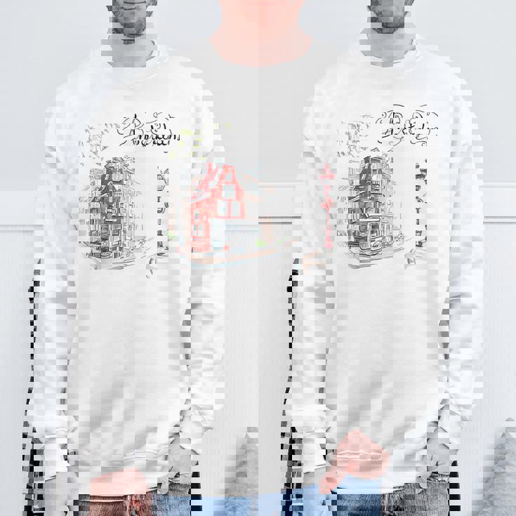 ヨーロッパ オランダ オランダ アムステルダム バケーション お土産 スウェットシャツ 高齢者への贈り物