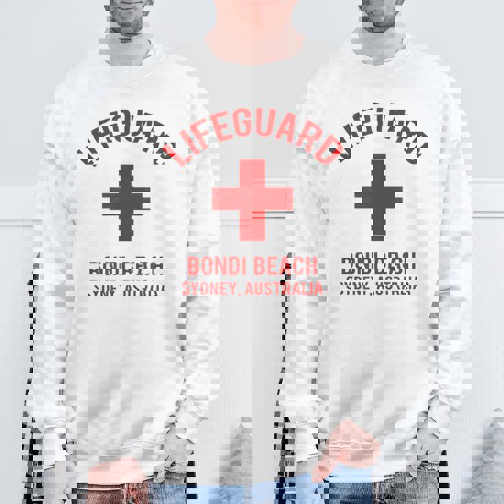 ライフガード ボンダイビーチ、シドニー、オーストラリア スウェットシャツ 高齢者への贈り物