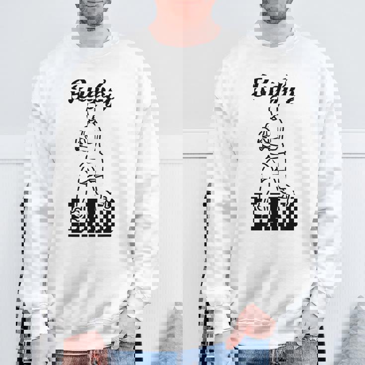 メンズ ラグビー お父さん ラグビーコーチ サッカー 父の日 スウェットシャツ 高齢者への贈り物