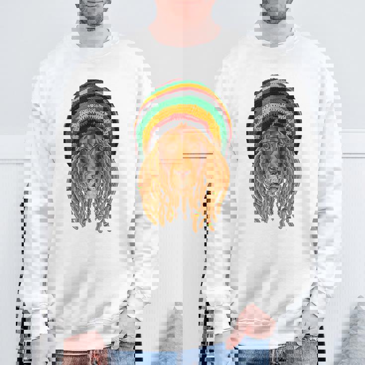 ラスタライオン ジャマイカ ラスタファリ カラーギフト レゲエ愛好家に スウェットシャツ 高齢者への贈り物