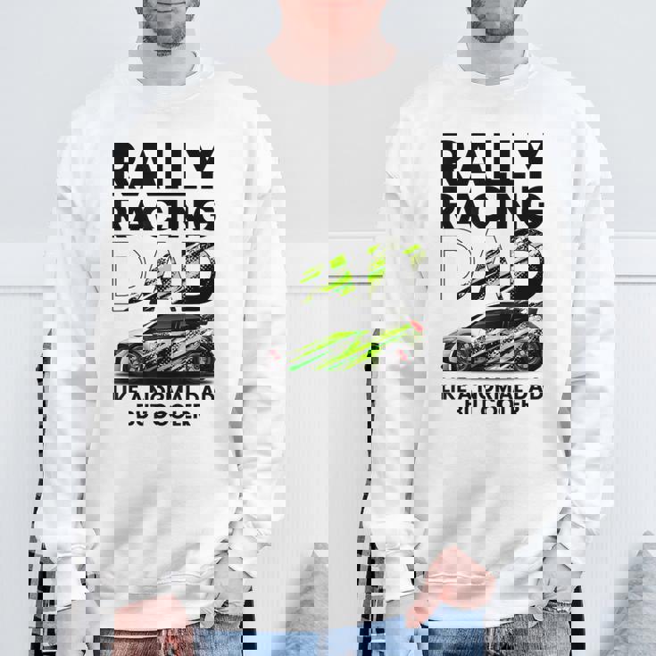 メンズ ラリーレース 父 ファニー ラリーカー レーシング お父さん スウェットシャツ 高齢者への贈り物