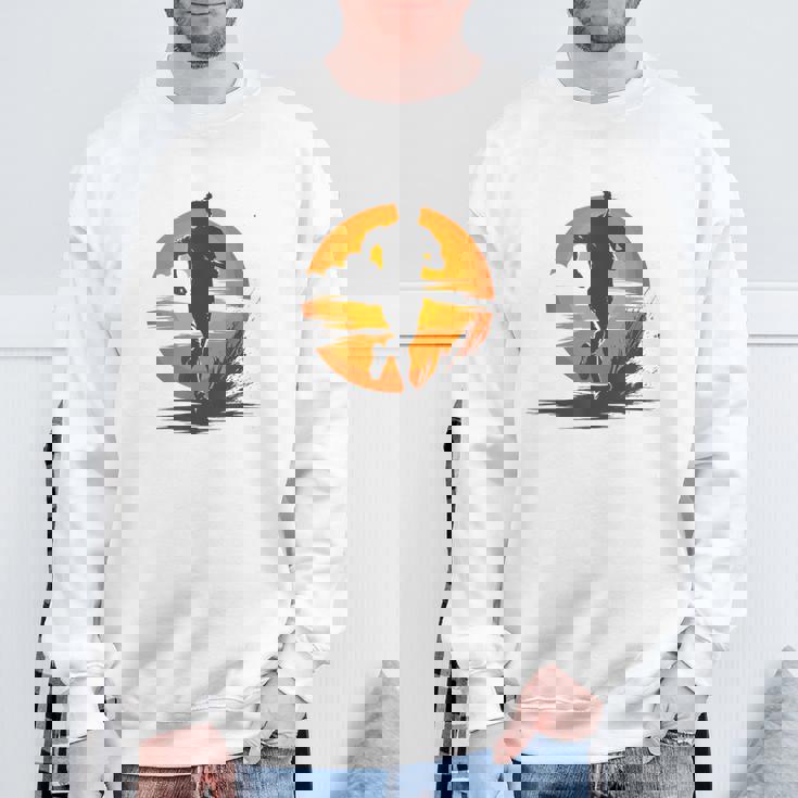 ランニング・ガイ・グラフィック・アスレティックス スウェットシャツ 高齢者への贈り物