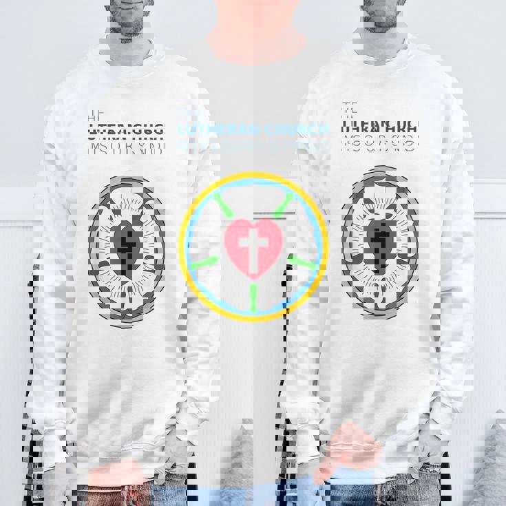 ルーテル教会 ミズーリ州会議 Lcms ローズシールロゴ スウェットシャツ 高齢者への贈り物