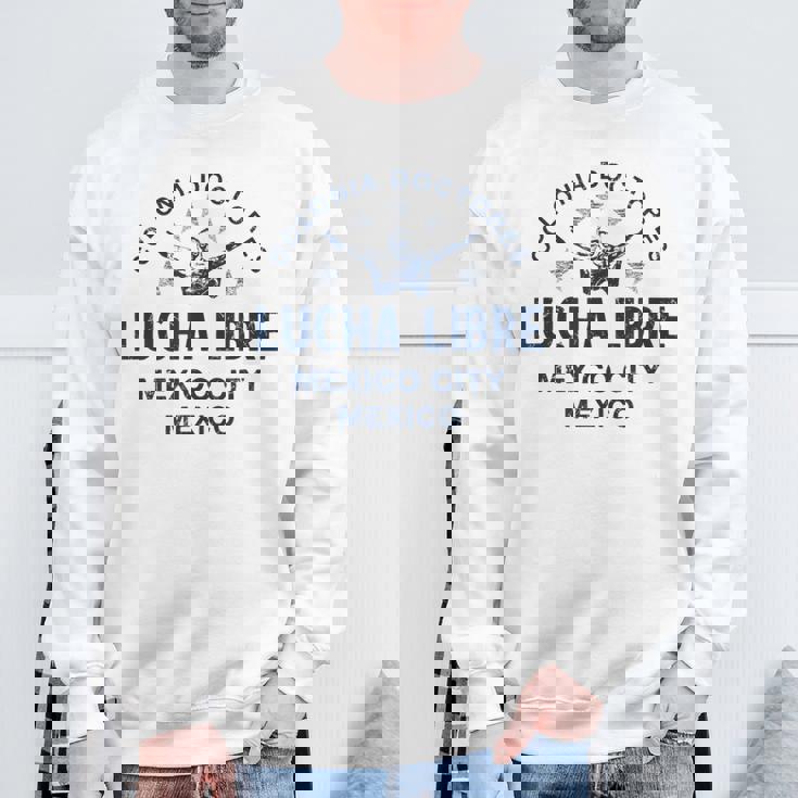 レスリング ルチャリブレ レスラー ヴィンテージ スウェットシャツ 高齢者への贈り物