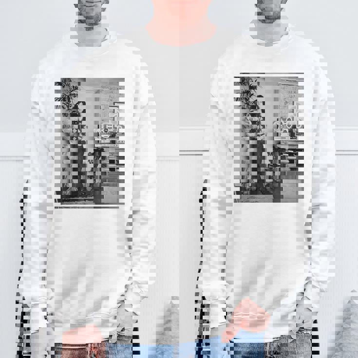 レッド・ツェッペリンのギタリスト、ジミー・ペイジ 1970 スウェットシャツ 高齢者への贈り物