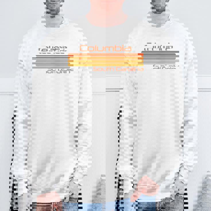 レトロ コロンビア サウスカロライナ 長袖tシャツ スウェットシャツ 高齢者への贈り物