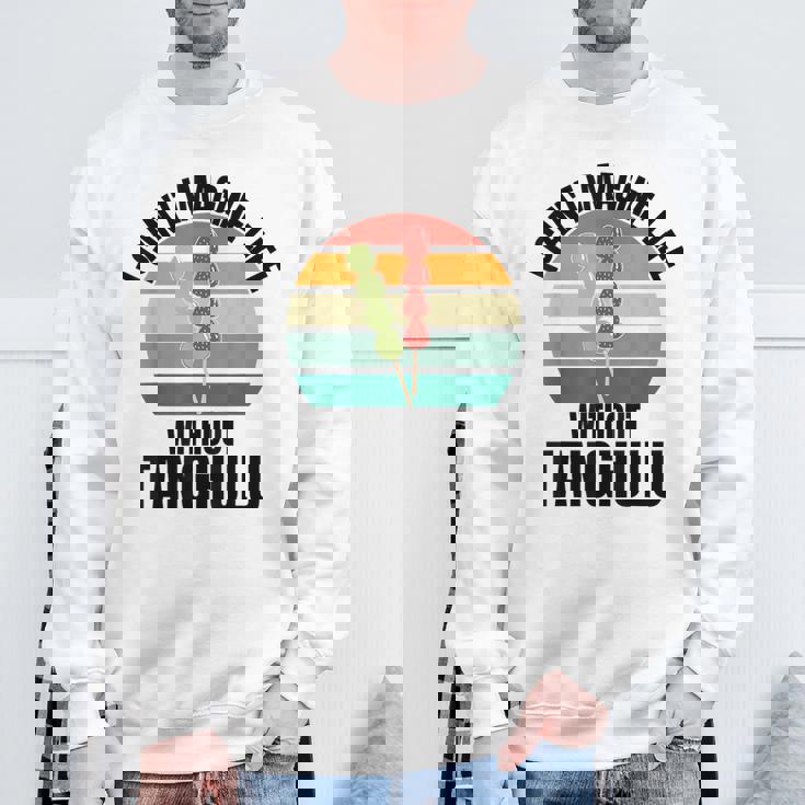 レトロタングル「Tanghuluなしでは人生は想像できない」 スウェットシャツ 高齢者への贈り物