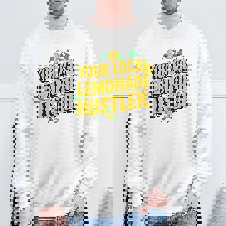 レモネード 起業家 モチベーションハッスル メンズ レディース 男の子 スウェットシャツ 高齢者への贈り物
