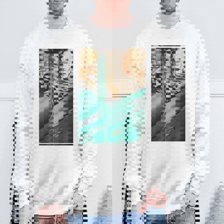 レンピカセルフポートレートの絵画autoportrait タマラ・ド・レンピッカ 長袖tシャツ スウェットシャツ 高齢者への贈り物