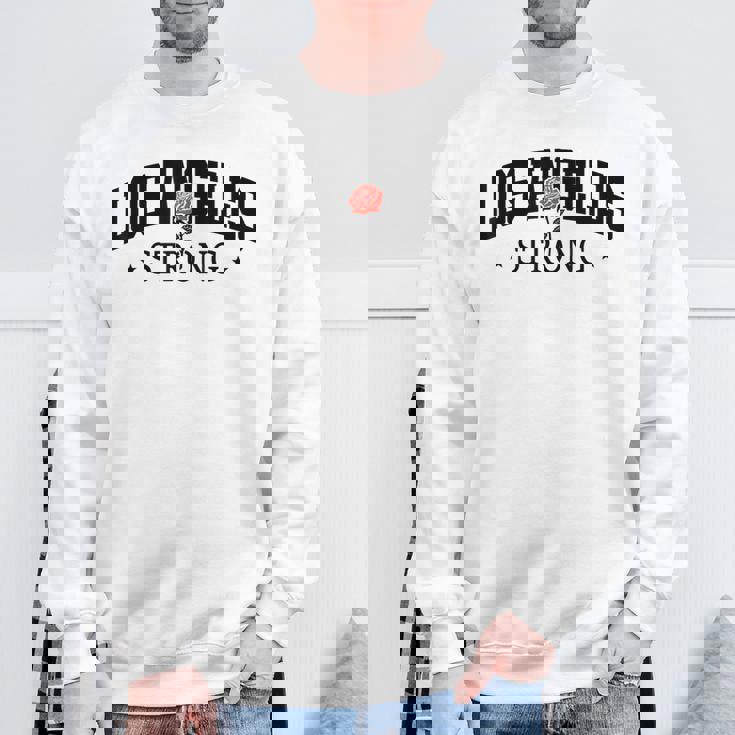 ロサンゼルスストロングカリフォルニアストロング、Laストロングサポート スウェットシャツ 高齢者への贈り物