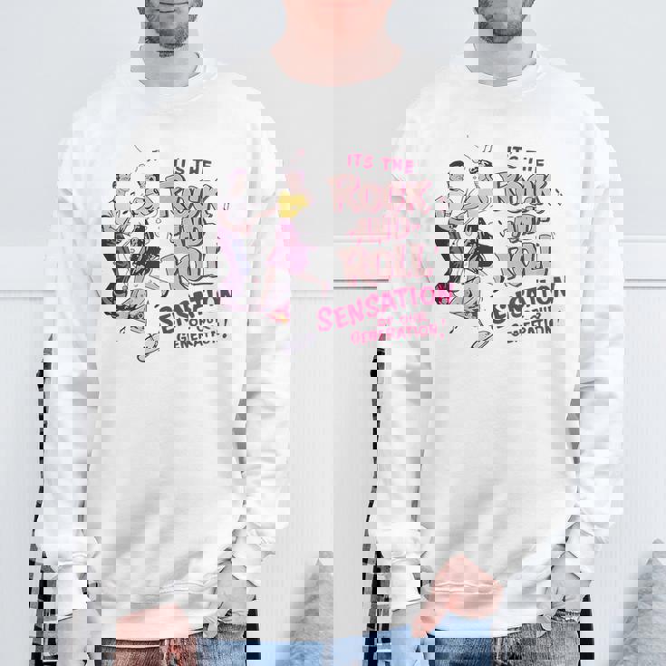 ロックンロール レトロ 50年代 ロカビリー ビンテージスタイル 1950年代 スウェットシャツ 高齢者への贈り物