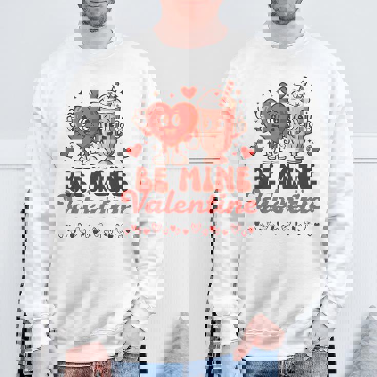 ロマンチックな手描きのスタイル バレンタインデー スウェットシャツ 高齢者への贈り物