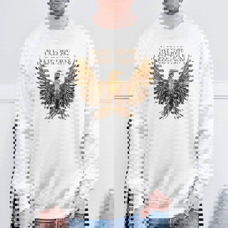 ローマを再び偉大にする ローマの土星 サトゥルナーリア クリスマス 長袖tシャツ スウェットシャツ 高齢者への贈り物