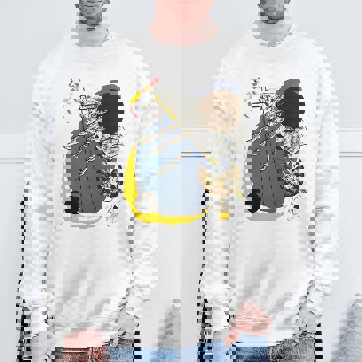 ワシリー・カンディンスキー作「スモール・ワールドii」1922 長袖tシャツ スウェットシャツ 高齢者への贈り物