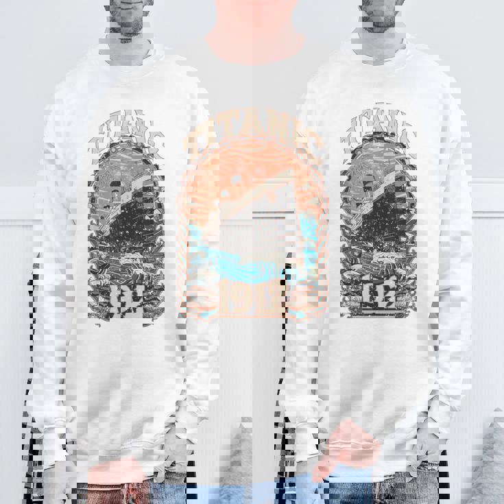 ヴィンテージ 1912年4月 Rms タイタニック アンティーク調クルーズデザイン スウェットシャツ 高齢者への贈り物