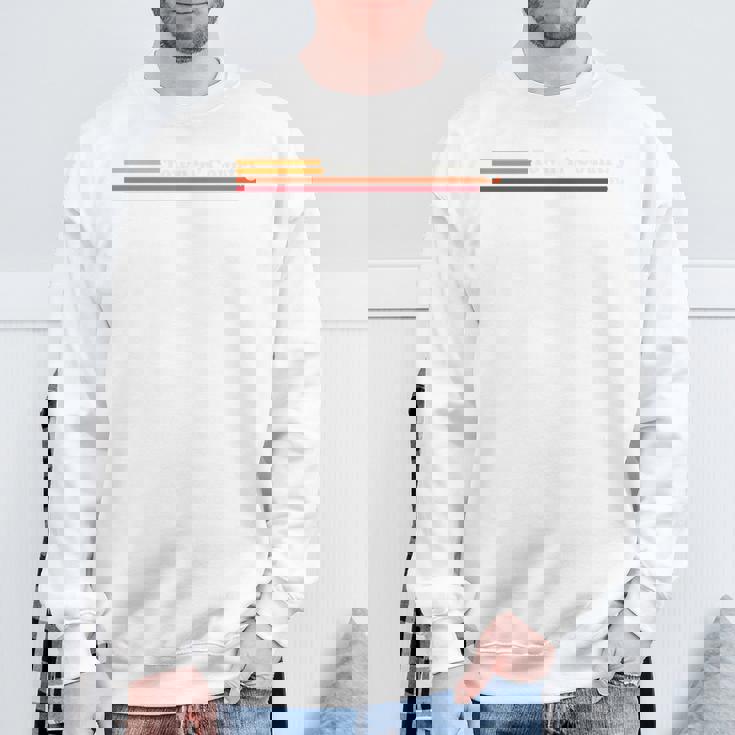 ヴィンテージ 1980年代グラフィックスタイル Town 'N' Country Florida 長袖tシャツ スウェットシャツ 高齢者への贈り物