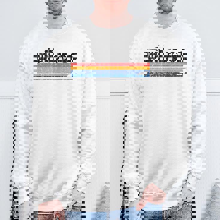 ヴィンテージ 80年代スタイル ウィルソン、ノースカロライナ州 スウェットシャツ 高齢者への贈り物