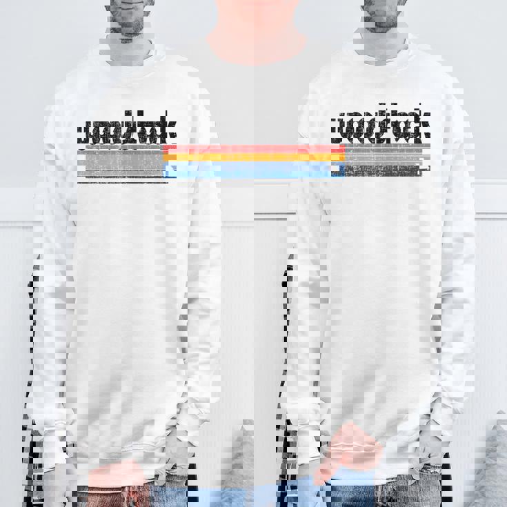 ヴィンテージ 80年代スタイル ウッドストック Ga スウェットシャツ 高齢者への贈り物