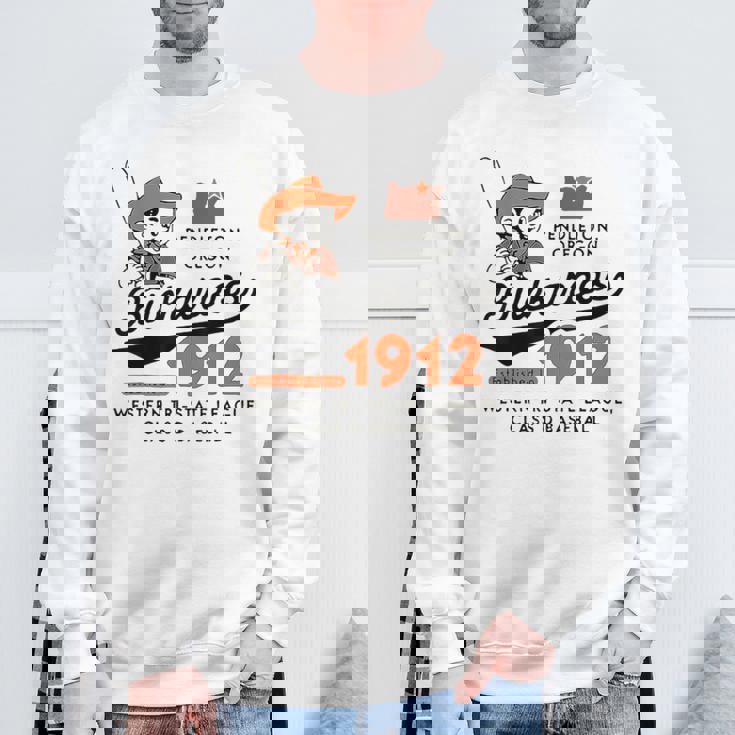 ヴィンテージ Pendleton オレゴン・バッカルーズ 廃止野球ボール スウェットシャツ 高齢者への贈り物