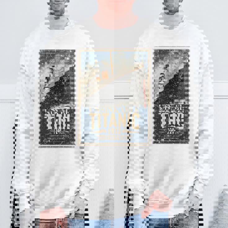 ヴィンテージ Rms タイタニック 1912 クルーズ歴史ポスター 記念品 長袖tシャツ スウェットシャツ 高齢者への贈り物