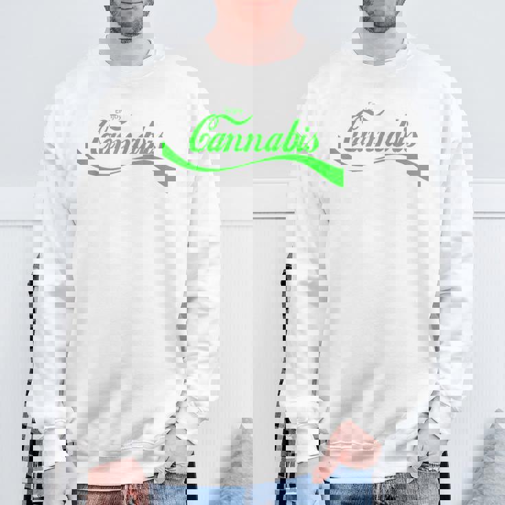 ヴィンテージ カンナビス アート レトロ マリファナ Thc レトロ 420日 ウィード スウェットシャツ 高齢者への贈り物