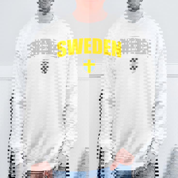 ヴィンテージ スウェーデン国旗 スウェーデン お土産 レトロ スウェーデン プライド スウェットシャツ 高齢者への贈り物