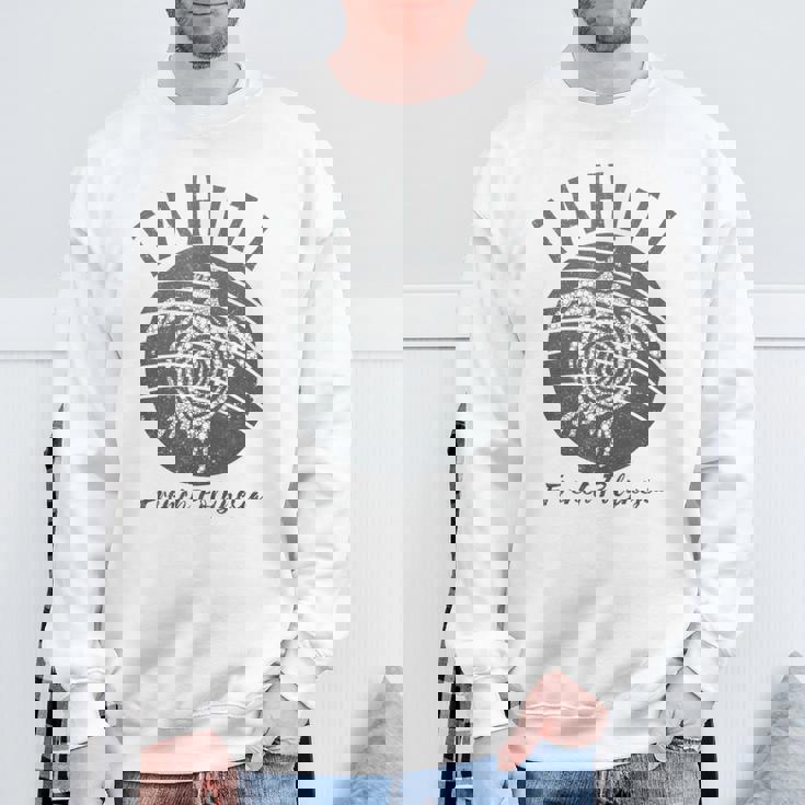 ヴィンテージ タヒチ亀 フレンチポリネシア島ホッピング スウェットシャツ 高齢者への贈り物