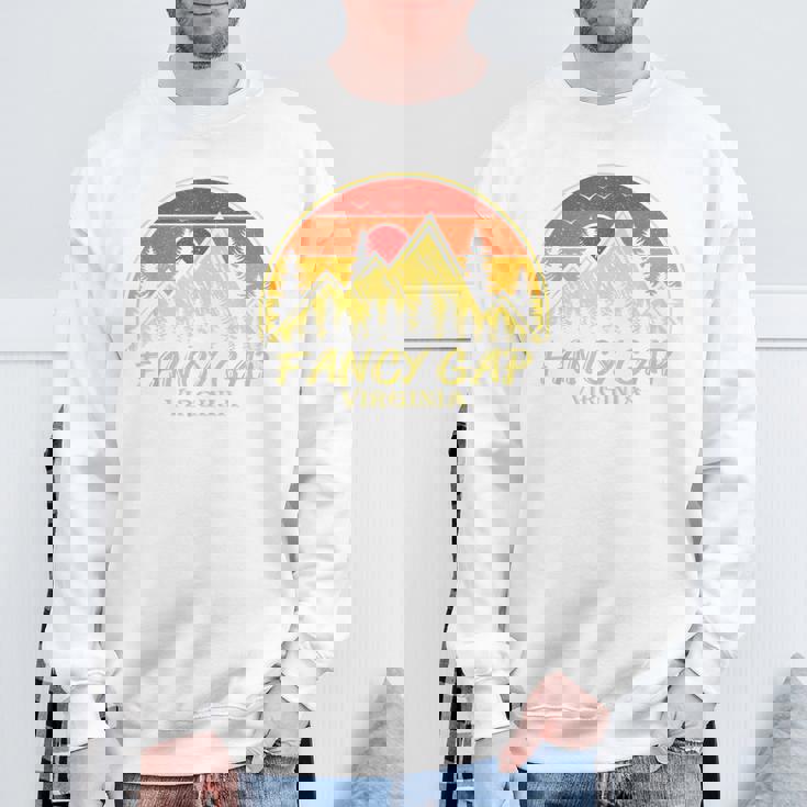 ヴィンテージ ファンシー ギャップ バージニアa 山 ハイキング お土産 スウェットシャツ 高齢者への贈り物