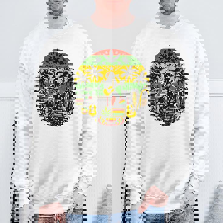 ヴィンテージ レゲエ服 ジャマイカ服 ラスタ服 レゲエ スウェットシャツ 高齢者への贈り物