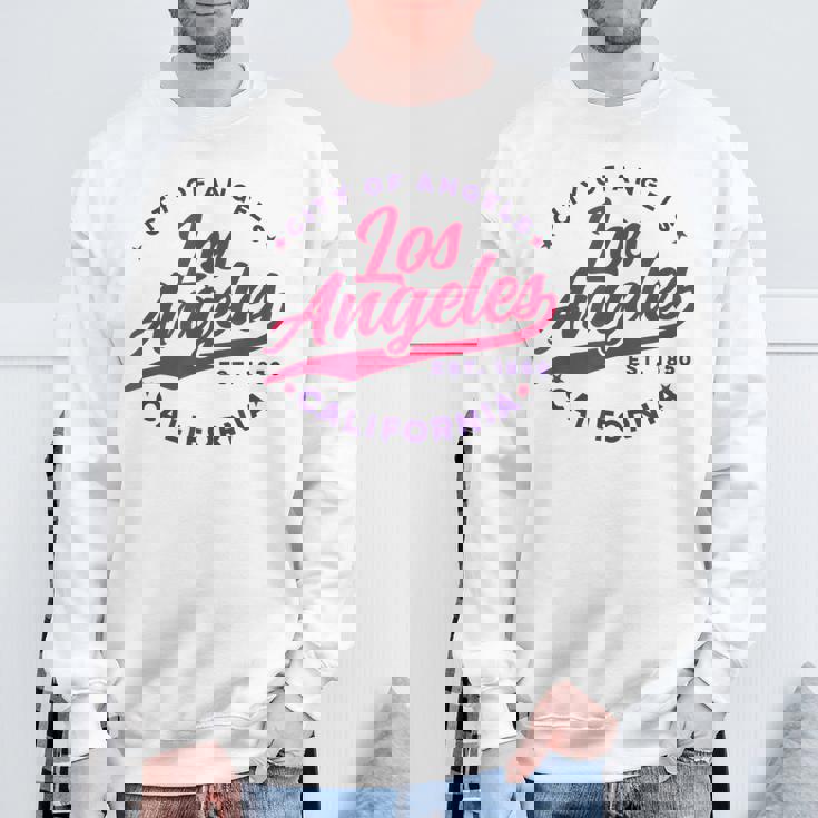 ヴィンテージ ロサンゼルス エンゼルス カリフォルニア レッドテキスト スウェットシャツ 高齢者への贈り物