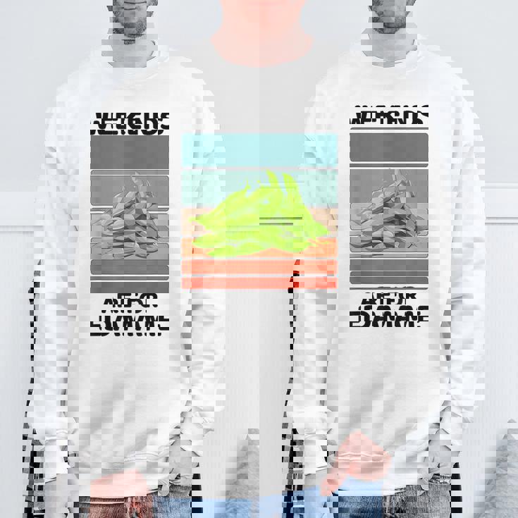 ヴィンテージ 枝豆 食べ物好き 週末は枝豆好きの人へ スウェットシャツ 高齢者への贈り物