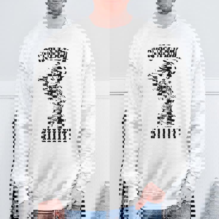 ヴィンテージカウガールシャツ Go On Git ウエスタンカウガール スウェットシャツ 高齢者への贈り物