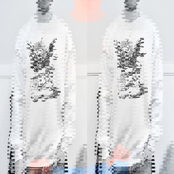 ヴェネツィア共和国のサンマルコ市の翼のあるライオン。 スウェットシャツ 高齢者への贈り物