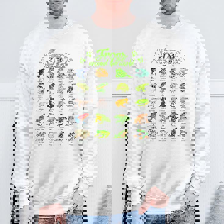 世界のカエル カエル スウェットシャツ 高齢者への贈り物