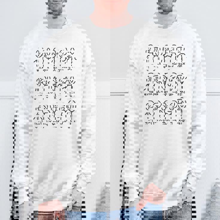 代数ダンス 面白い関数 グラフ 図表 数学方程式 スウェットシャツ 高齢者への贈り物