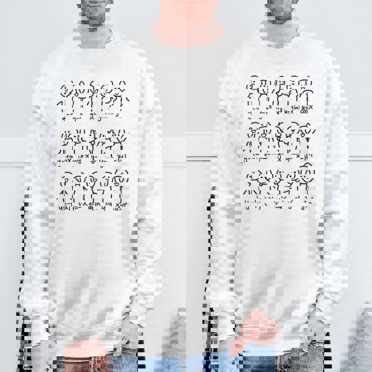代数ダンスおかしい関数グラフ図科学数学方程式 スウェットシャツ 高齢者への贈り物