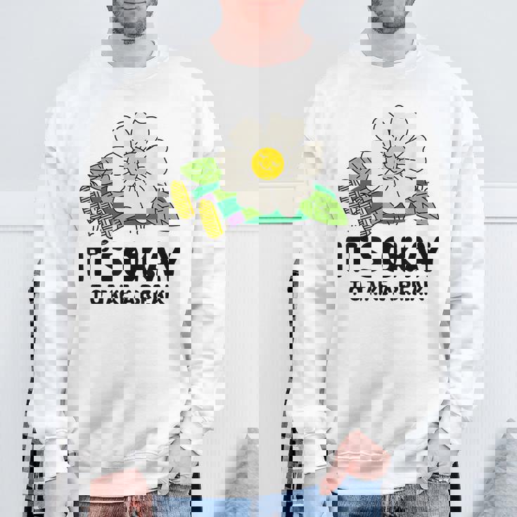 休憩しても大丈夫 スウェットシャツ 高齢者への贈り物